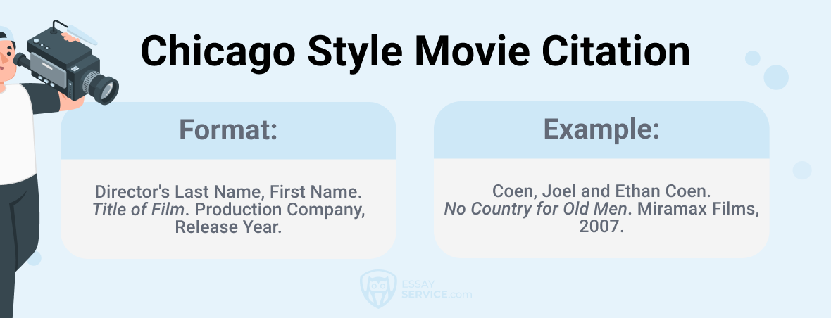 Chicago Style Movie Citation